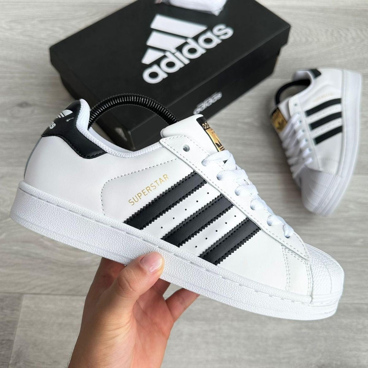 ADIDAS SUPER STAR BLANCO NEGRO