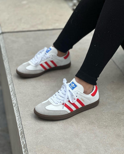 Adidas Samba Blanco Rojo