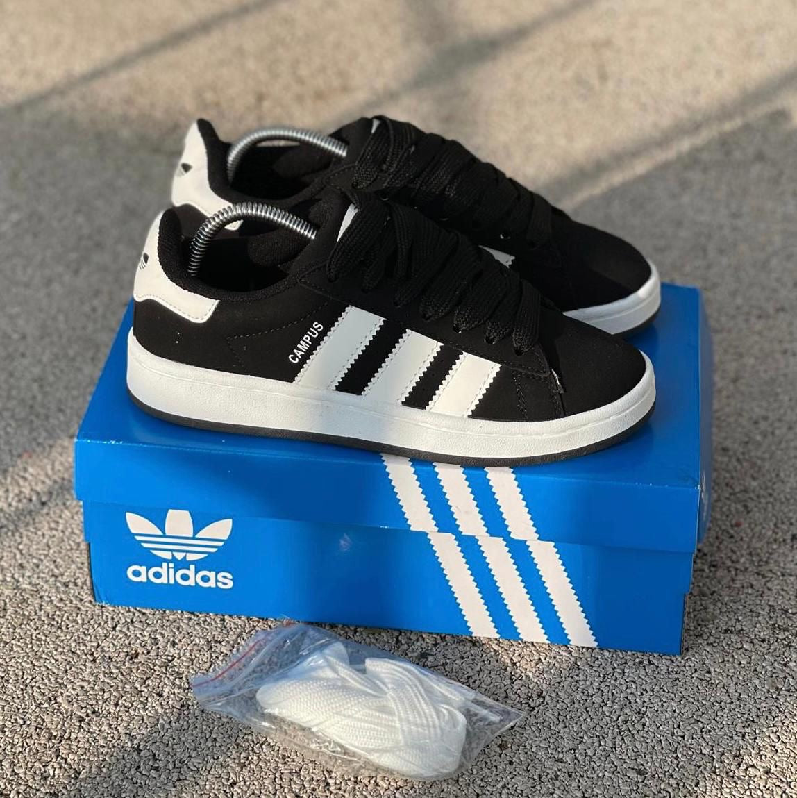 Adidas Campus Negro blanco