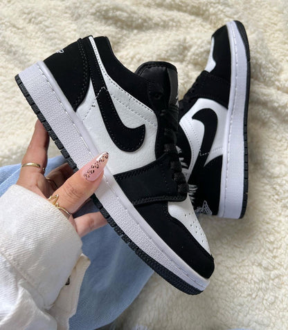 Jordan Retro 1 Low Blanco Negro