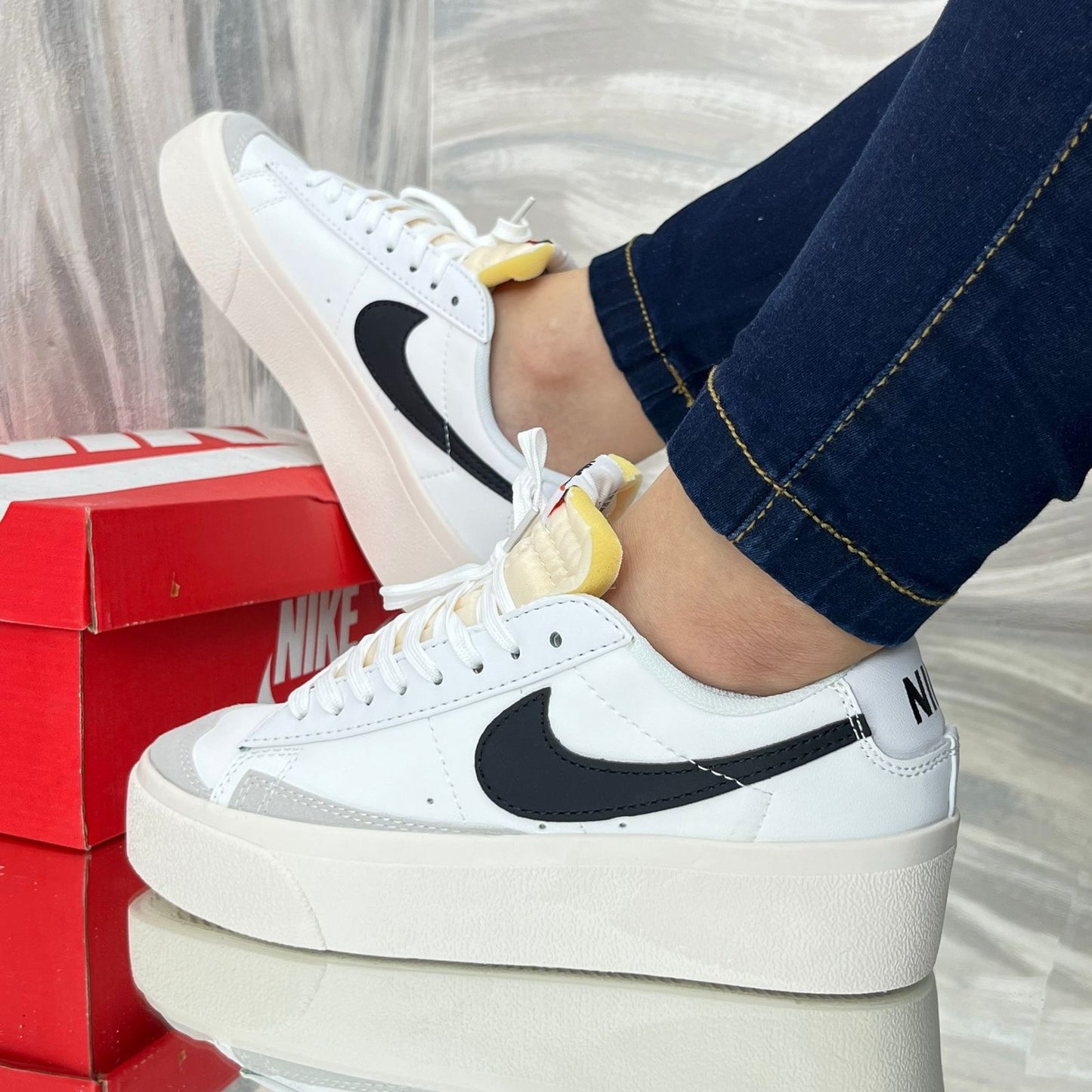 Nike Blazer Blanco Negro