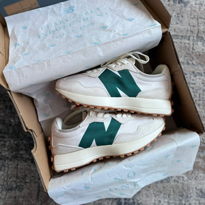 New Balance 327 Blanco Verde