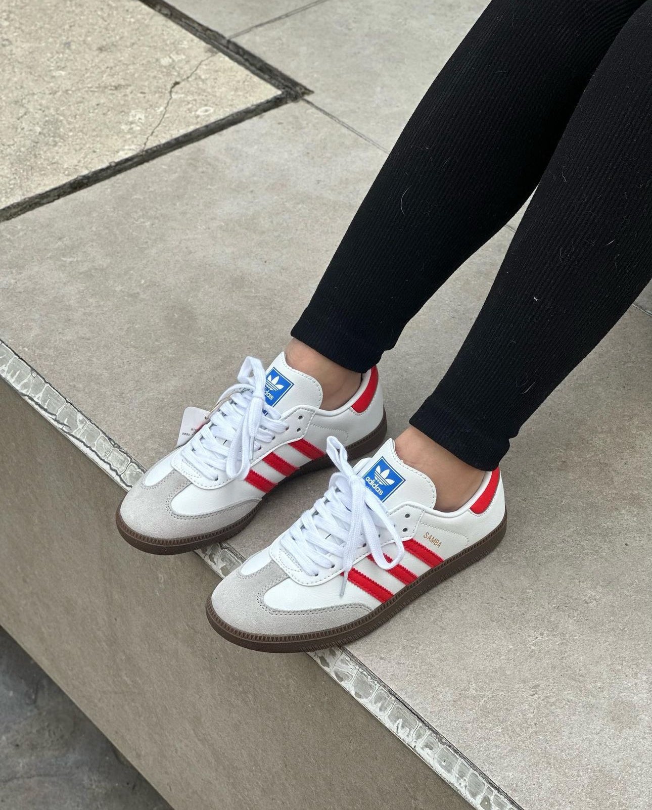 Adidas Samba Blanco Rojo