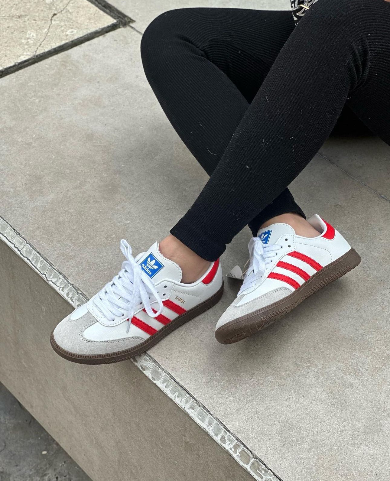 Adidas Samba Blanco Rojo