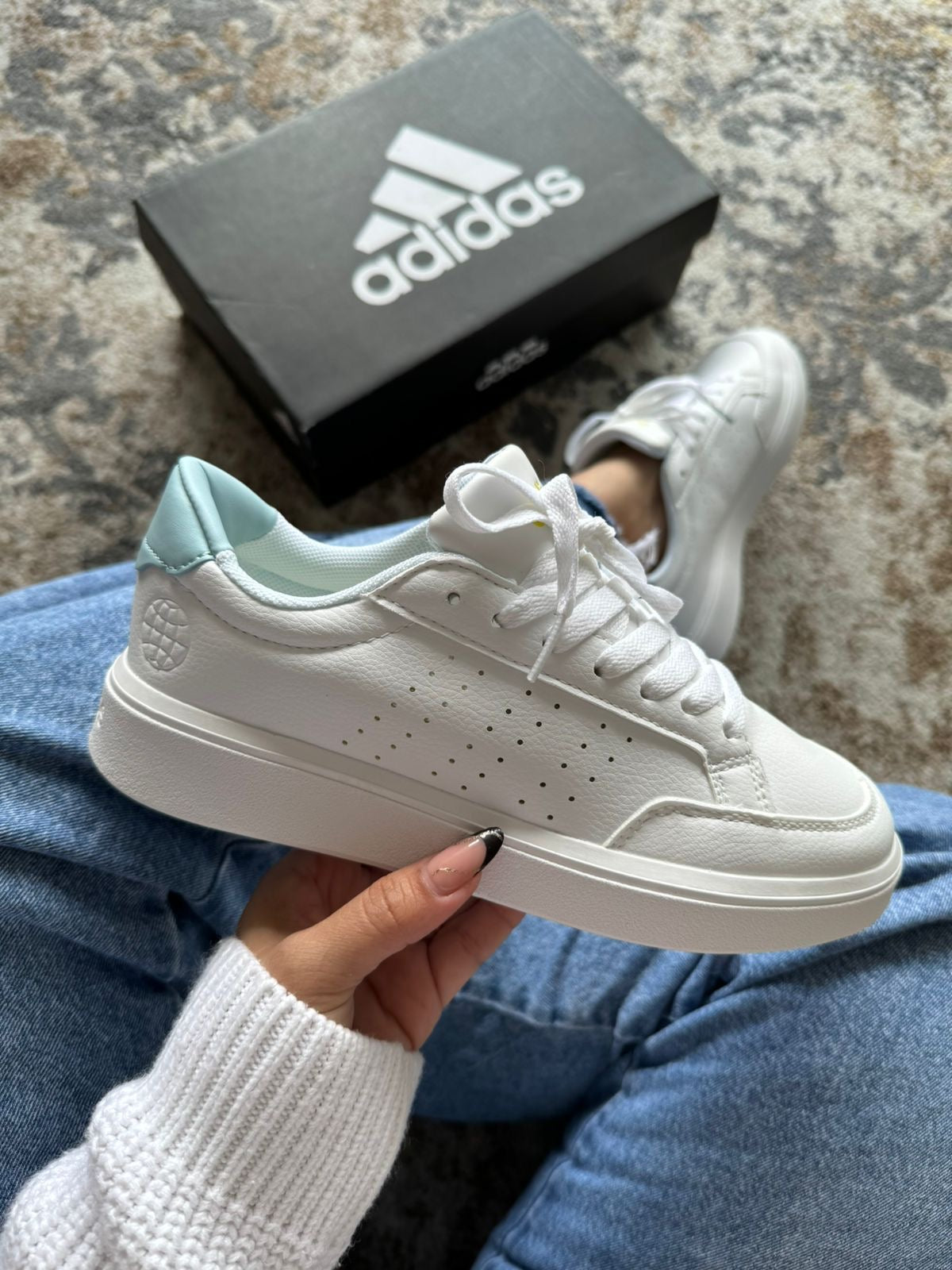 ADIDAS NOVA BLANCO AZUL