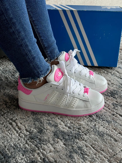 (Adidas Campus Lego Blanco Rosado