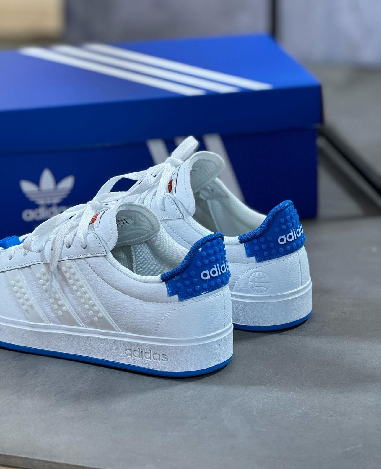 Adidas Lego Blanco Azul