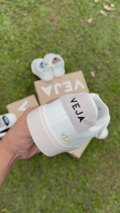 VEJA VELCRO BLANCO GRIS